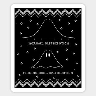 Normal or Paranormal Distribution Ugly Halloween Math Gift Magnet